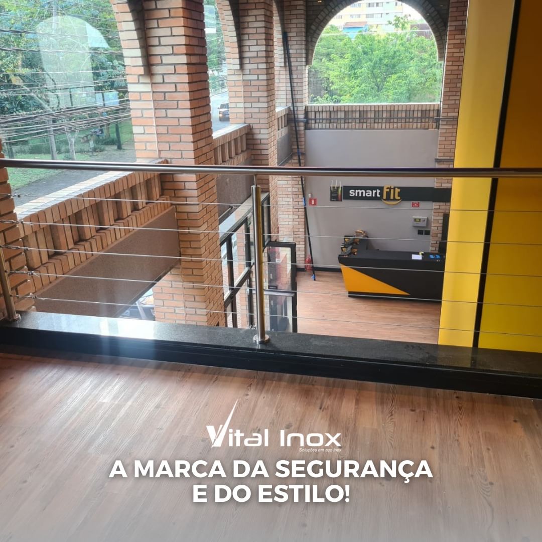 Corrimão e Guarda Corpo de Aço Inox